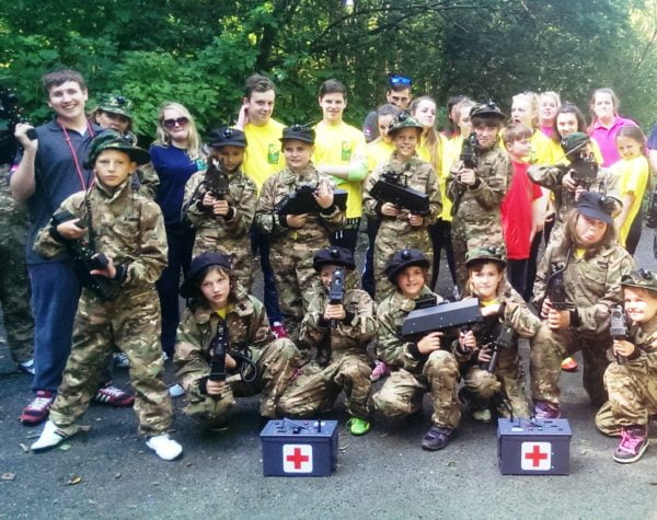 Colin Glen laser tag group