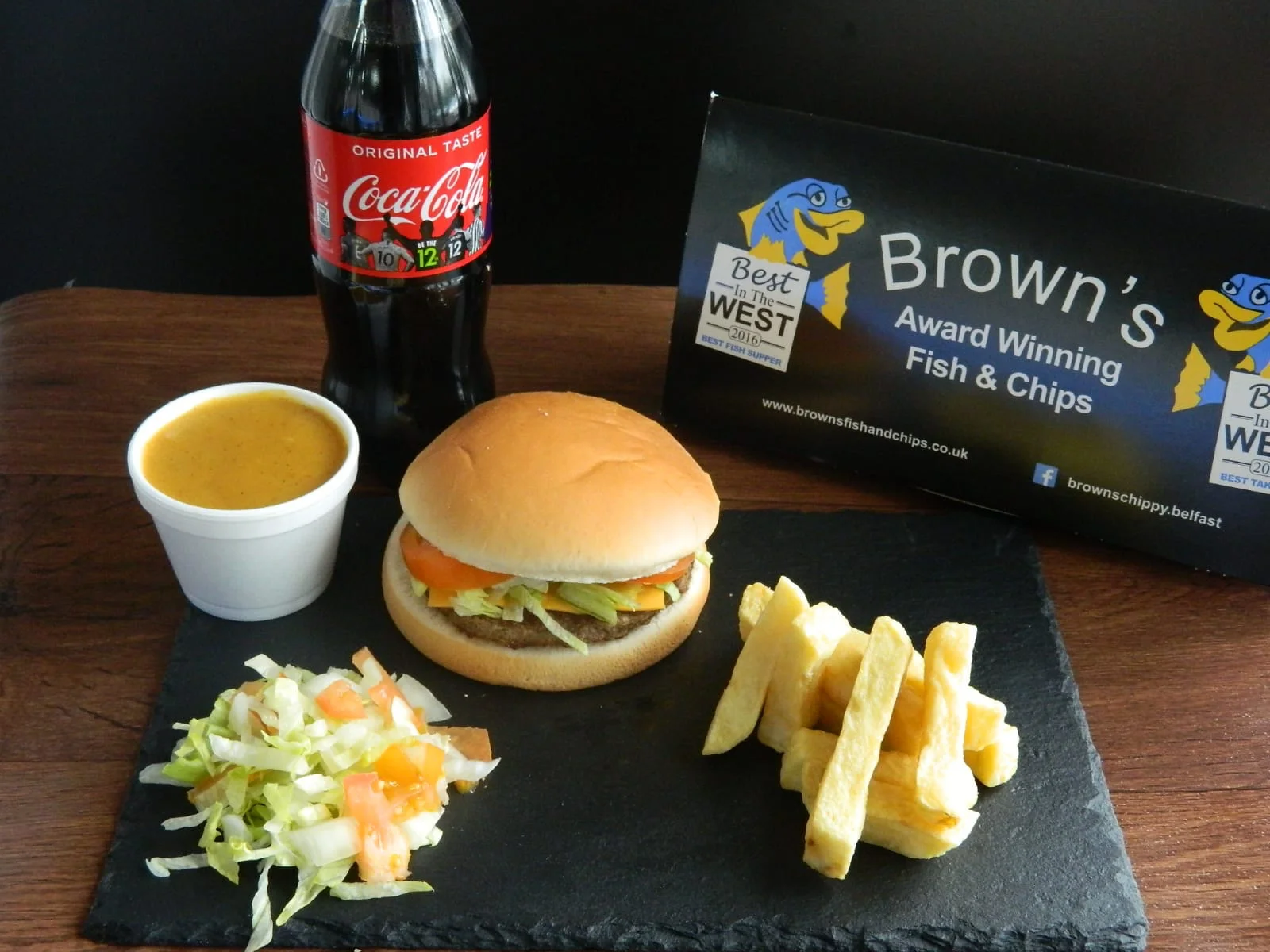 browns fish and chips food Colin Glen