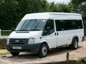 mini bus hire Colin Glen