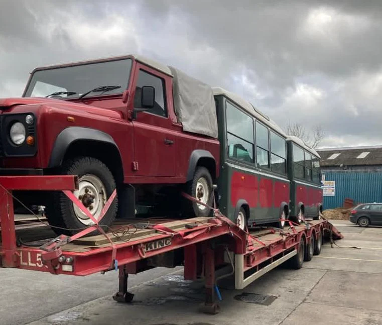 New Landy Train Arrives at Colin Glen Forest Park Colin Glen, Belfast